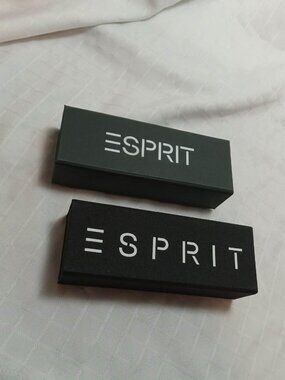 2 original vintage ESPRIT glasses black cases circa 2000